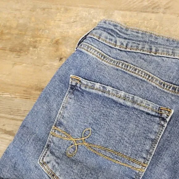 Denizen from Levi's High Rise Shorts Blue‎ Medium Wash Womens Size 2 / 26 Denim - Picture 10 of 14